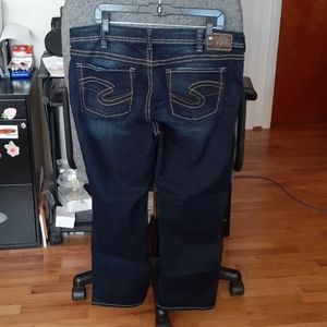 Size 16 Silver Jean's Capri Pants